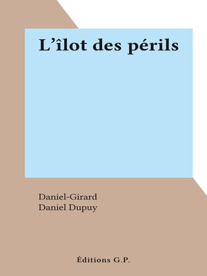 cover image of L'îlot des périls